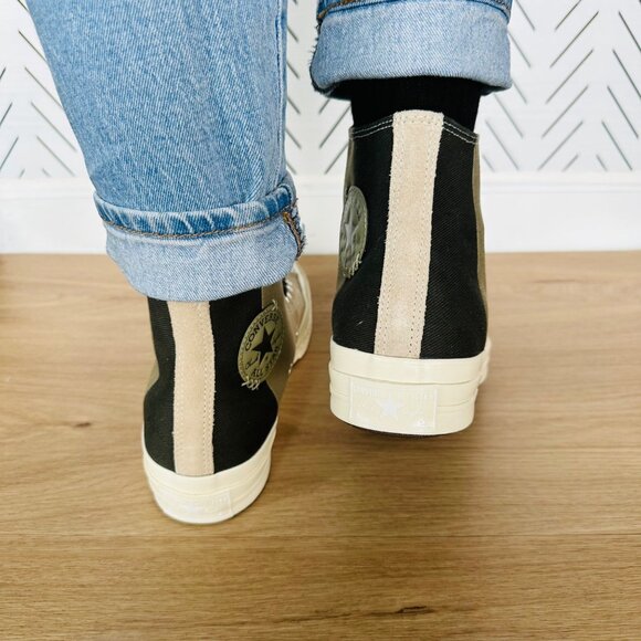 ❤️❤️Converse Chuck Taylor All Star 70 Hi Women Shoes 8.5 Sneakers Beige A06534C - Picture 5 of 11